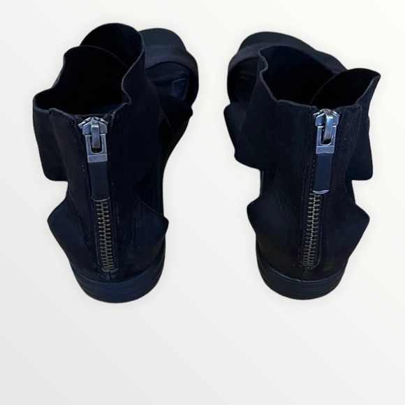 Eileen Fisher black leather sandals size 7.5 - Picture 3 of 6